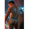 Breedwell Jockstrap Transistor Noir-Vert neon